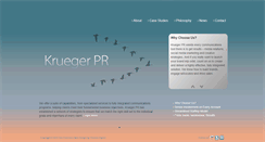 Desktop Screenshot of kruegerpr.com